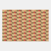 Natvity Pine Cone and Pine Branches Geschenkpapier Set (Vorderseite 3)