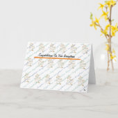 Natya_Sangeetha_Arangetram_Glückwunsch Karte (Gelbe Blume)