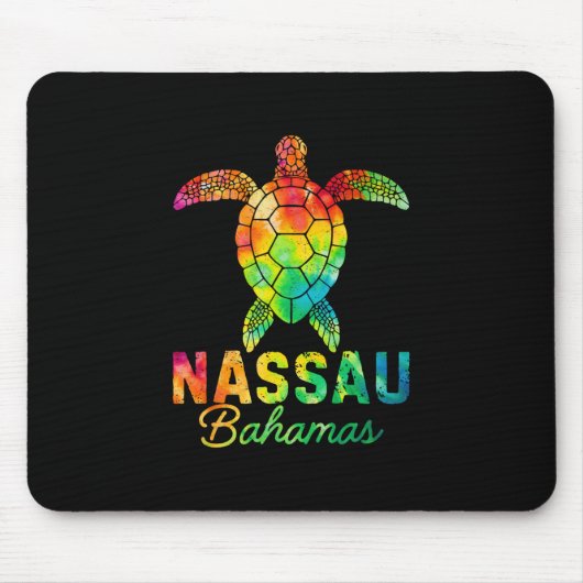 Nau Hamas Tie Dye Sea Turtle Hamas Beach Vacation  Mousepad (Vorne)