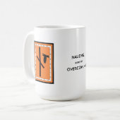 Naudhiz Rune Tasse - Überwinden! (Vorderseite Links)