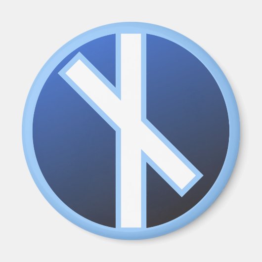 Naudiz Rune Magnet (Vorne)