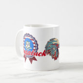 Naugatuck, CT Kaffeetasse (Vorderseite Links)