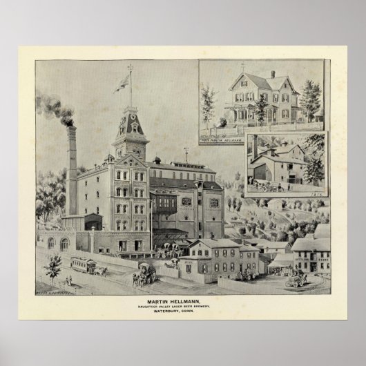 Naugatuck Val Brewery Poster (Vorne)