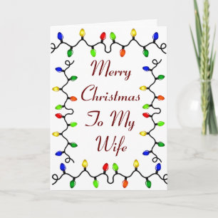 **NAUGHTE EHEFRAU** LIEBE BEI CHRISTMAS FEIERTAGSKARTE