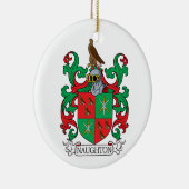 Naughton Familienwappen Keramik Ornament (Rechts)