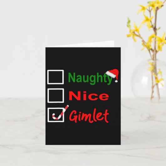 Naughty8 Karte (Gelbe Blume)