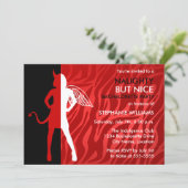 Naughty, aber Nice Bachelorette Teil Einladung (Stehend Vorderseite)