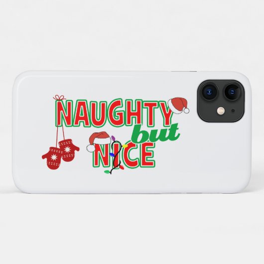 Naughty aber Nice Case-Mate iPhone Hülle (Rückseite (Horizontal))
