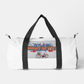 Naughty aber Nice Small Duffel Bag Duffle Bag (Vorderseite)