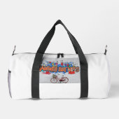 Naughty aber Nice Small Duffel Bag Duffle Bag (Rückseite)