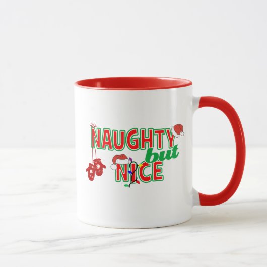 Naughty aber Nice Tasse (Rechts)