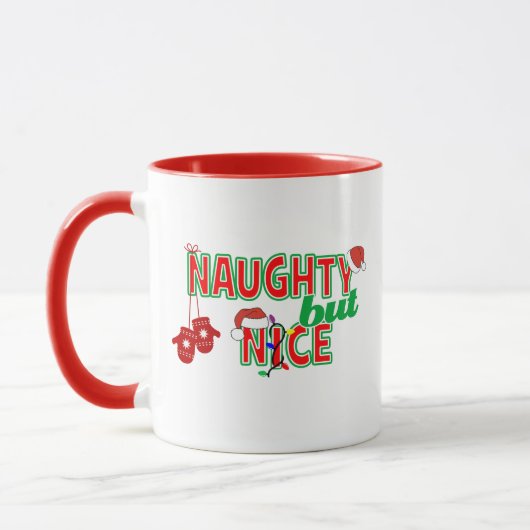 Naughty aber Nice Tasse (Links)