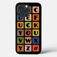Naughty Alphabets Blackberry Bold Case