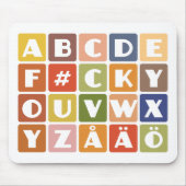 Naughty Alphabets mousepad (Vorne)