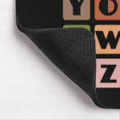 Naughty Alphabets mousepad (Ecke)