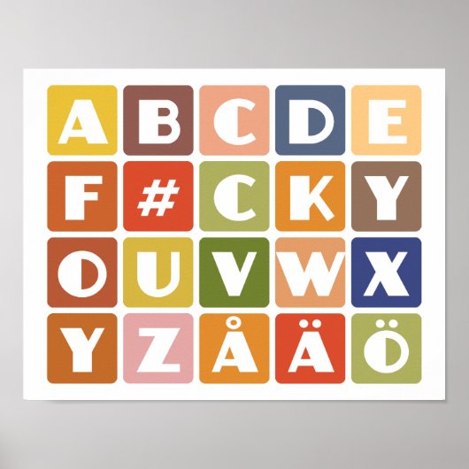 Naughty Alphabets Poster (Vorne)