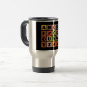 Naughty Alphabets Tasse - wählen Sie Stil & Farbe (Vorderseite Links)