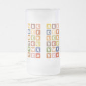 Naughty Alphabets Tasse - wählen Sie Stil & Farbe (Mittel)