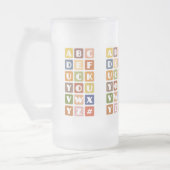 Naughty Alphabets Tasse - wählen Sie Stil & Farbe (Links)