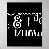 Naughty And I Know It Funny Christmas Baby  Poster (Vorne)