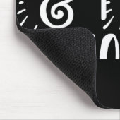 Naughty And I Know It Funny Christmas Baby T Shirt Mousepad (Ecke)