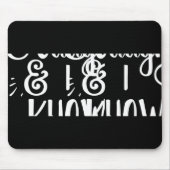 Naughty And I Know It Funny Christmas Baby T Shirt Mousepad (Vorne)