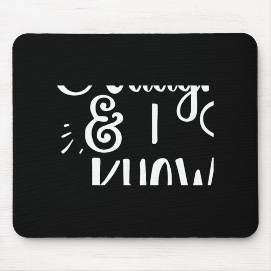 Naughty And I Know It Funny Christmas Baby T Shirt Mousepad (Vorne)