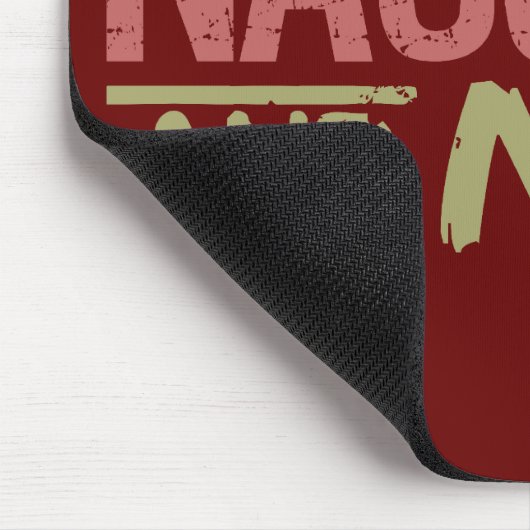 Naughty and Nice Custom Mousepad (Ecke)