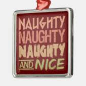 Naughty AND Nice Custom Ornament (Links)