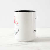 Naughty and Nice I Have My Moments Funny Coffee Mu Tasse (Zentrum)