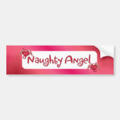 Naughty Angel Autoaufkleber (Vorne)