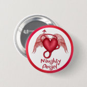 Naughty Angel Button (Vorne & Hinten)