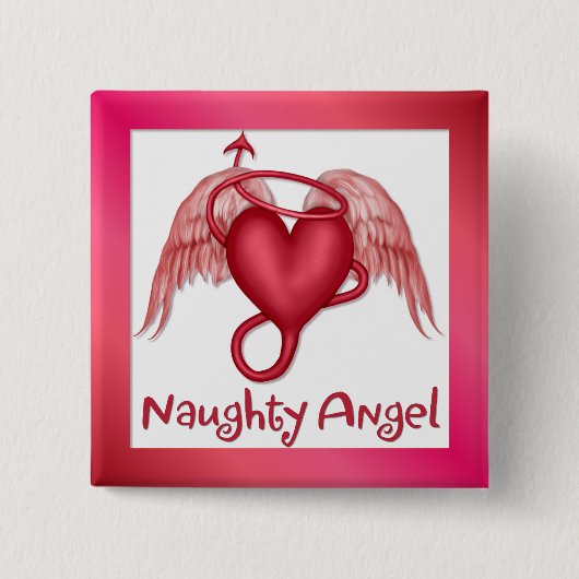 Naughty Angel Button (Vorderseite)