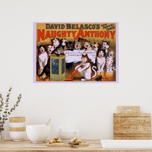 Naughty Anthony - Theater Poster (Küche)