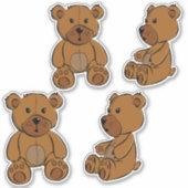Naughty Bear Aufkleber (Vorderseite)