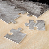 Naughty  black and white cat puzzle (Seite)