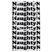 Naughty Black & White Muster lustig niedlich klein Kleine Geschenktüte (Rückseite)