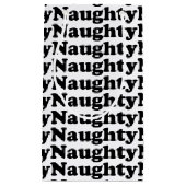 Naughty Black & White Muster lustig niedlich klein Kleine Geschenktüte (Vorderseite)