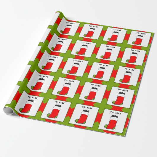Naughty Boy Christmas Geschenkpapier (Ungerollt)