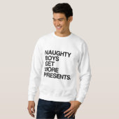 NAUGHTY BOYS ERHALTEN MEHR PRÄSENTE SWEATSHIRT (Vorne ganz)