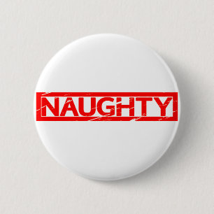Naughty Briefmarke Button