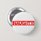 Naughty Briefmarke Button (Vorne & Hinten)