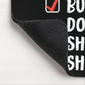 Naughty Burned Down Sheryls sie Shed 1 Mousepad (Ecke)