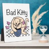 Naughty Cat Cartoon Fotoplatte (Seite)