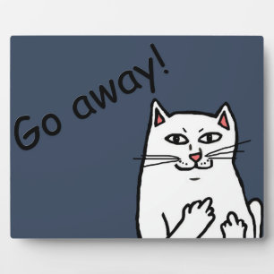 Naughty Cat Fotoplatte