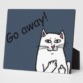 Naughty Cat Fotoplatte (Seite)