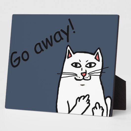 Naughty Cat Fotoplatte (Seite)