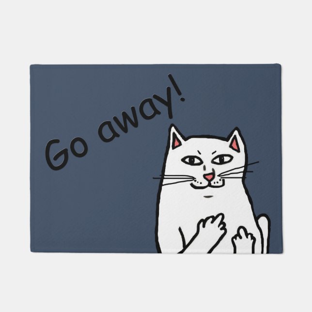 Naughty Cat Fußmatte (Vorderseite)