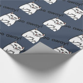 Naughty Cat Geschenkpapier (Ecke)