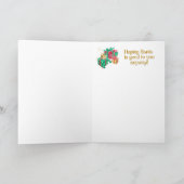 Naughty Cat in Christmas Tree Karte (Innenseite)